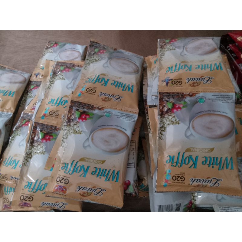 

kopi bubuk luwak white coffe 10 renceng 20g