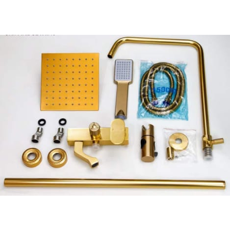 Shower set / shower colum / shower tiang ZORRO GOLD- Full SS Minimalis