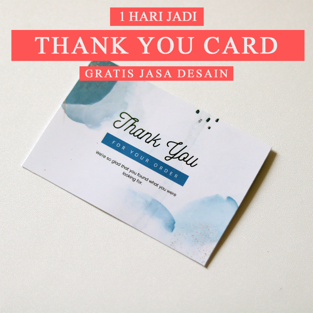 

THANK YOU CARD TEBAL GRATIS JASA DESAIN SEHARI JADI