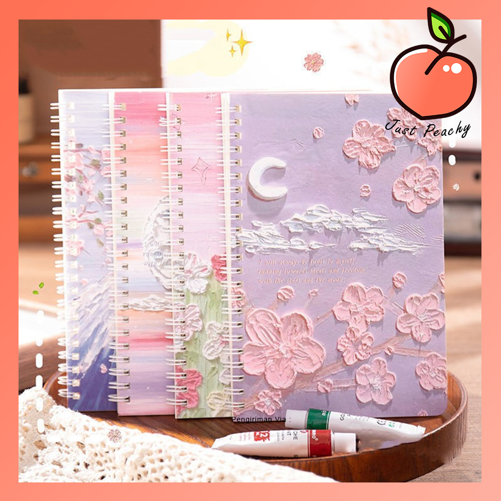 

Buku Tulis A5 Aesthetic Notebook Viral Diary Journal Catatan Momo Anak 60 lembar