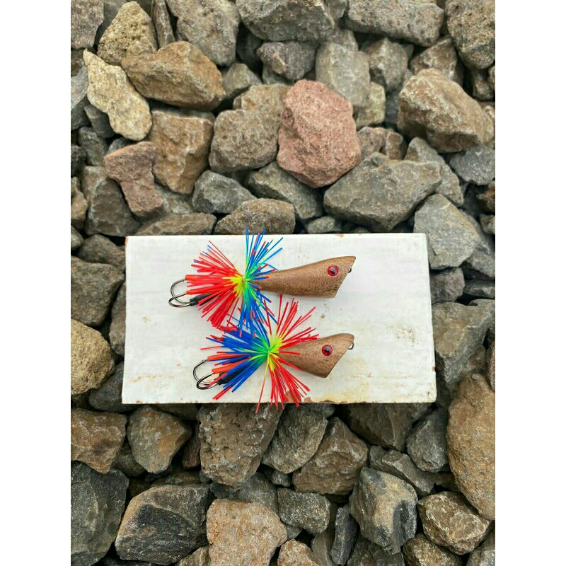 Jaws Frog Geol / Umpan Casting Gabus / Toman Natural