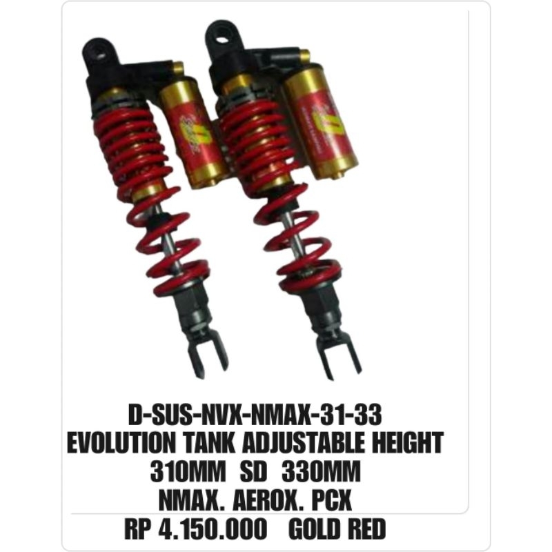 SHOCKBREAKER SKOK DAYTONA DAMPING EVOLUTION TANK 310MM SD 330MM NMAX PCX AEROX ORIGINAL