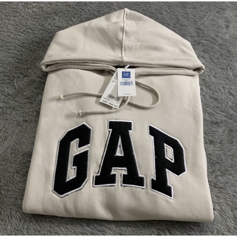 JAKET HOODIE GAP KREM JACKET STREETWEAR HYPE PREMIUM