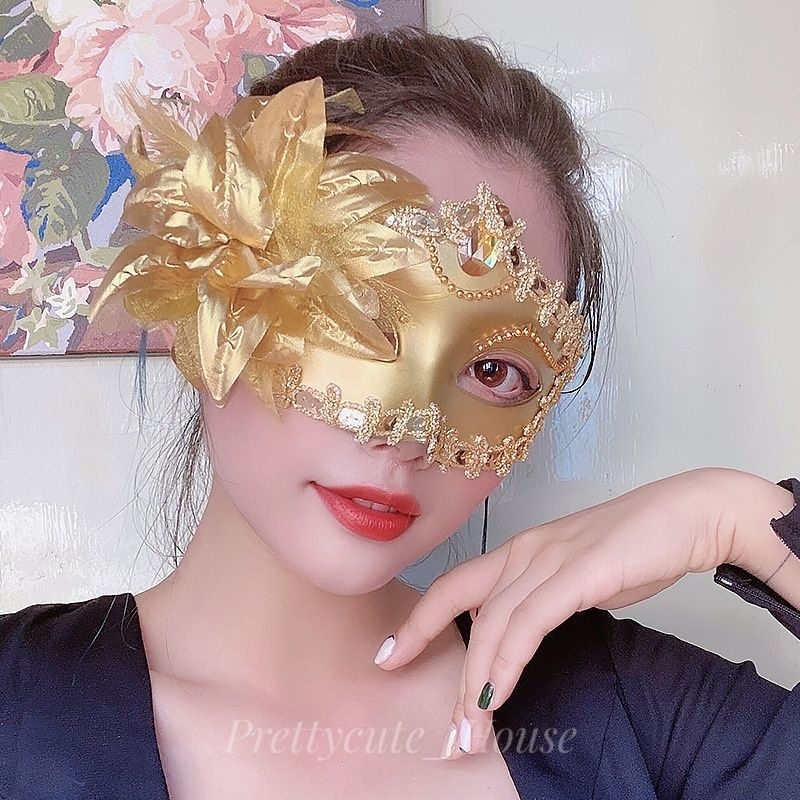 Topeng Pesta Masquerade Party Mask Topeng Wanita Topeng Pria Halloween