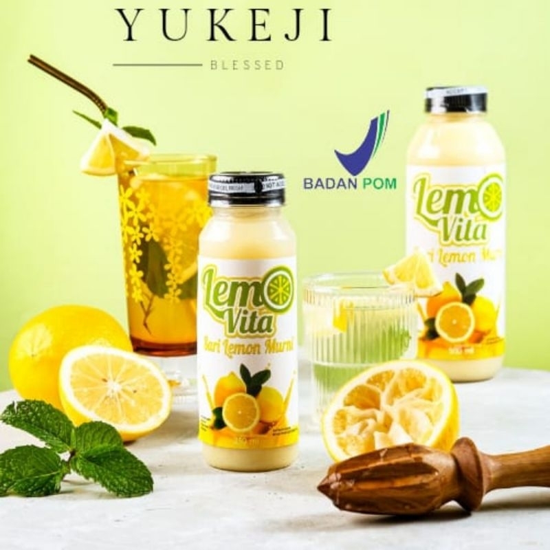 Sari Air Lemon Murni Detox Detoks Jus Diet Alami Pure Lemon Water