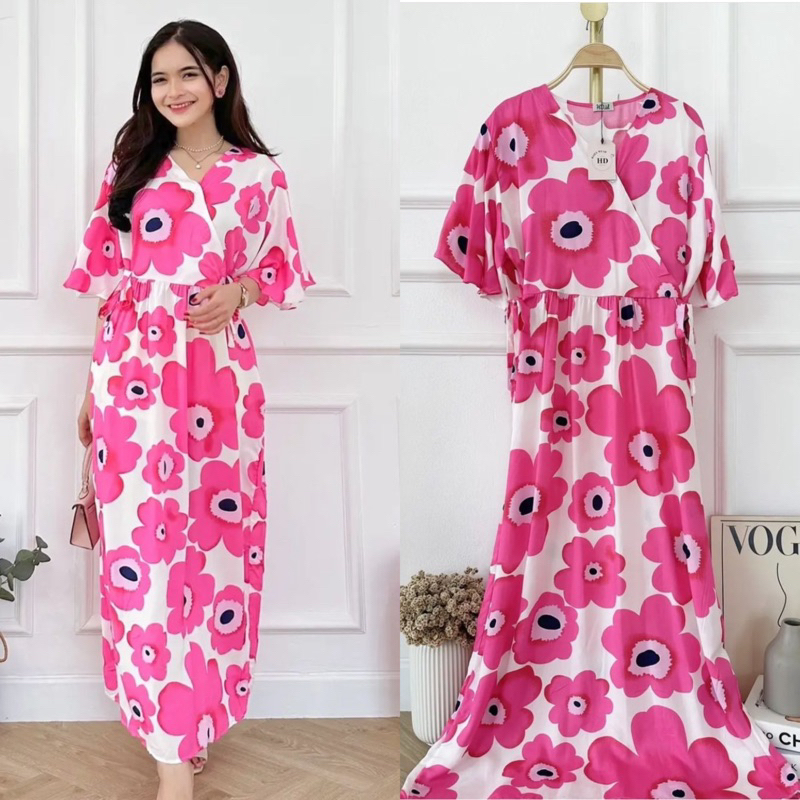 [ BISA COD ] Kareen dress kimono dress rayon by HD.id