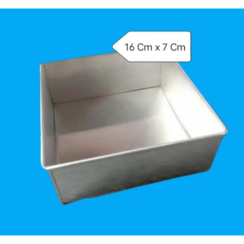 Loyang Kotak Ukuran 16 Cm x 7 Cm