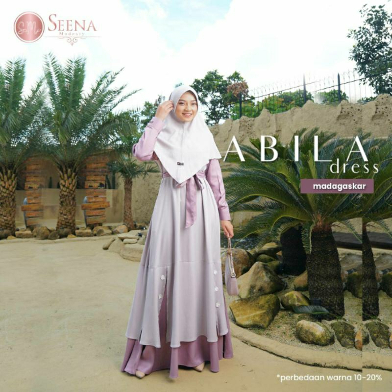 JUAL BAJU GAMIS ABILA DRESS ORIGINAL BY SEENA MODESTY