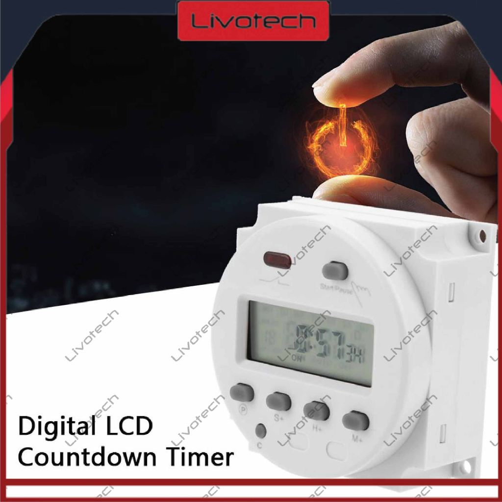 Timer Siklus Countdown Saklar Waktu Digital Switch Time Relay CN102A