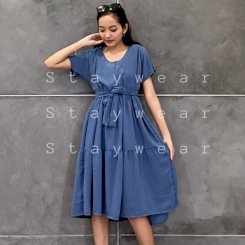 Dress Korea Maudy Crinkle Airflow