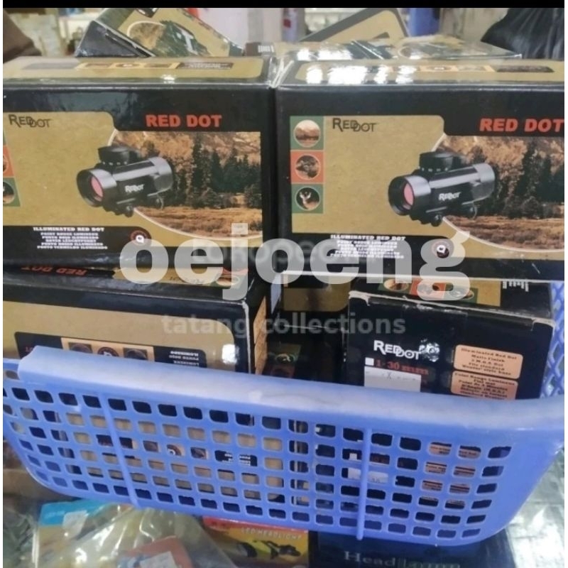 Scope Teropong Kekeran Teleskop Red Dot 1X30 RD Murah Impor
