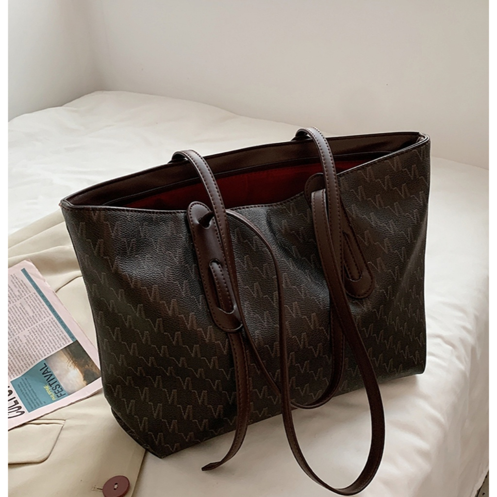 MV_Marvelouz MV137619 Tas TOTE BAG Wanita Motif Casual Fashion Kekinian terbaru 1kg bisa 2 tas supplier tas import CR7619 LT1986