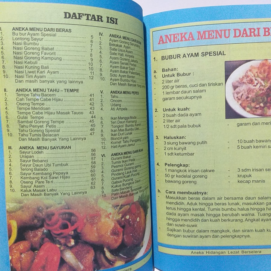 Resep Masakan Aneka Hidangan Lezat Berselera (KGU)