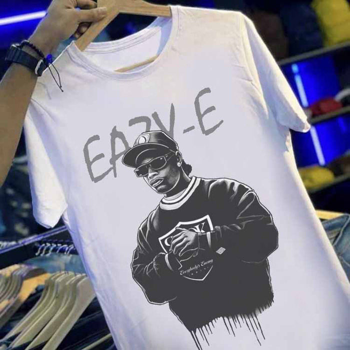 Kaos Eazy E Tshirt Bahan 100% Katun Casual Fashionable T-SHIRT