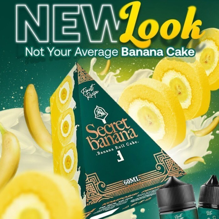 LIQUID SECRET 60ML BANANA ROLL CAKE