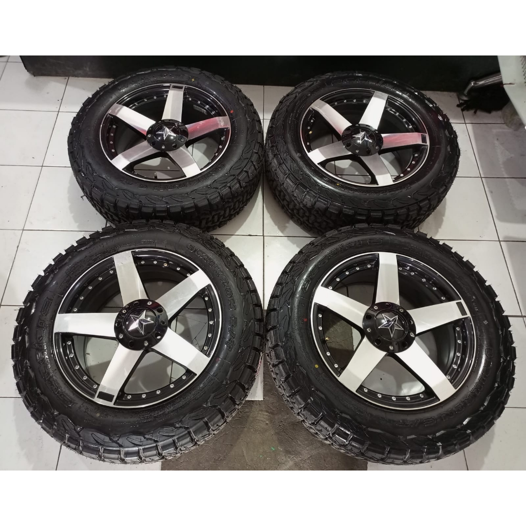 Velg Mobil Bekas Rasta Ring 17 PnP Xtrail,Rush,Terios + Ban CT 225 65 R17