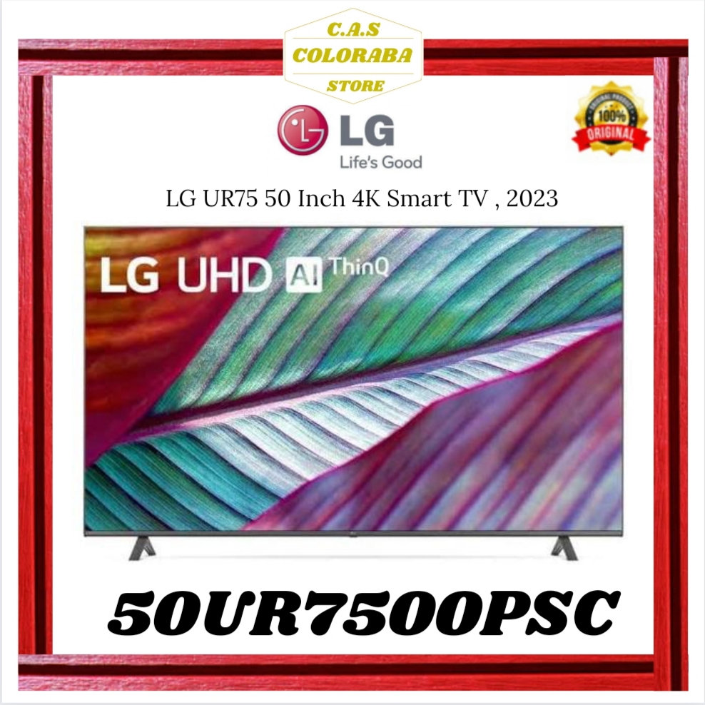 TV LG 50UR7500PSC SMART TV 50 INCH LED 4K UHD 50UR7500 50UR 50UR75 UR7500 UR7500PSC TV LG 50 INCH