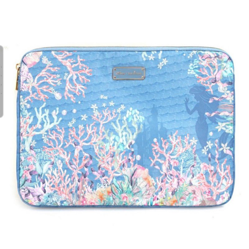 Buttonscarves Little Mermaid Laptop Case Blue