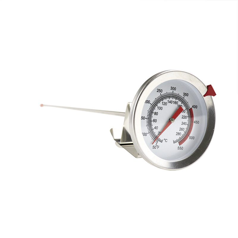 Termometer Makanan Minuman Minyak Bbq Analog Thermometer Metal Stainless 21cm