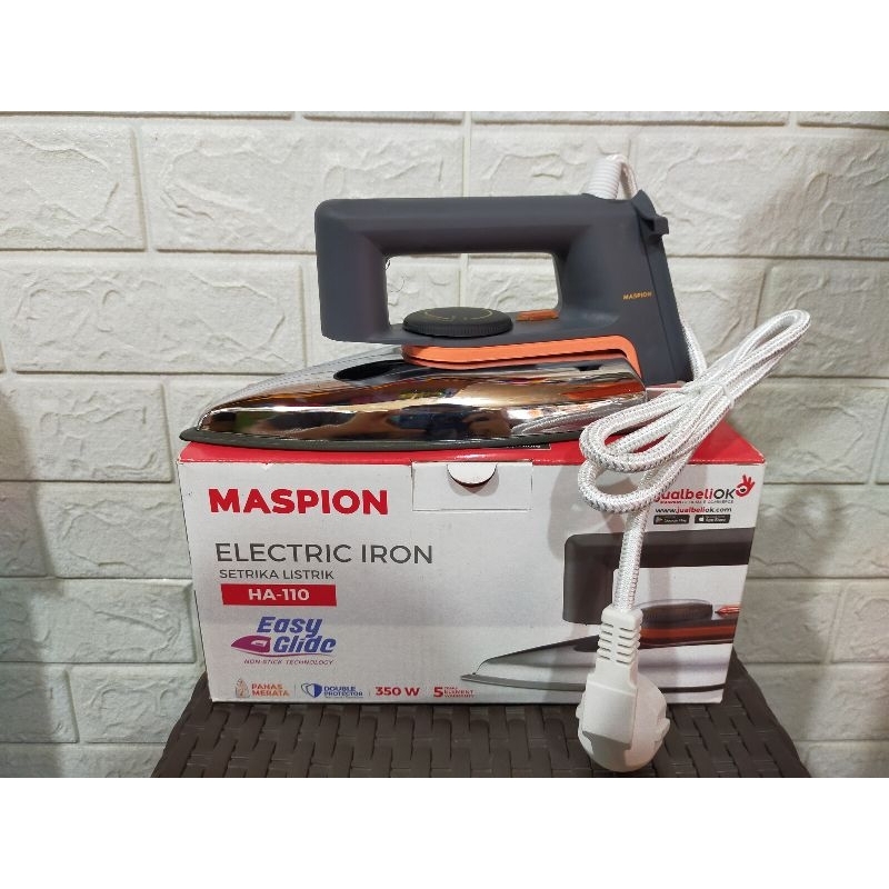 Setrika Maspion HA-110 / Setrika Baju / Setrika Listrik / Setrika Maspion HA-110 / Setrika Listrik M