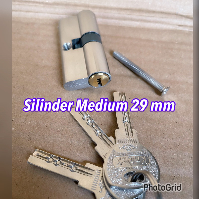 Silinder Kunci Ukuran Medium 29 mm Cylinder Kunci Pintu Ukuran Kecil 29 mm computer cay SILINDER KUNCI PINTU KECIL 29 MM CYLINDER TANGGUNG 29 MM COMPUTER CAY kunci pintu ukuran kecil medium all merk