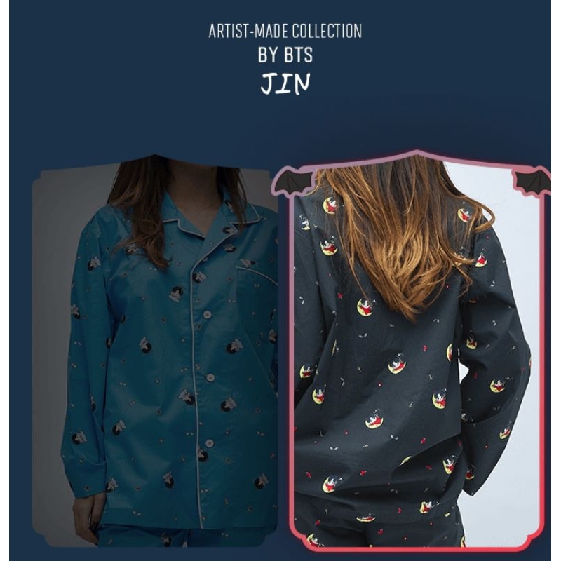 MERCH BTS JIN PAJAMAS BAD DAY OFFICIAL ( UK.M)