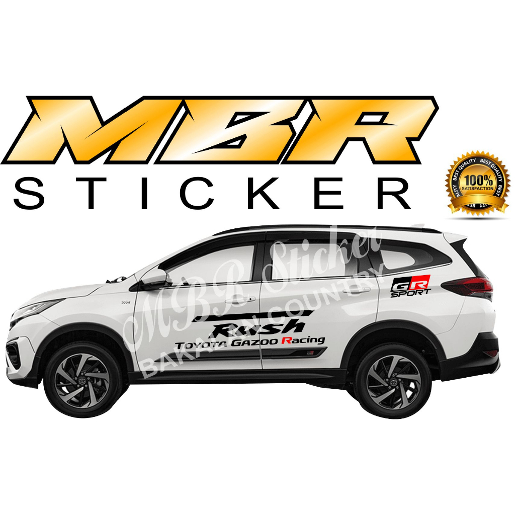 CUTTING STIKER RUSH TERIOS/STRIPING GR SPORT KEREN/MINIMALIS