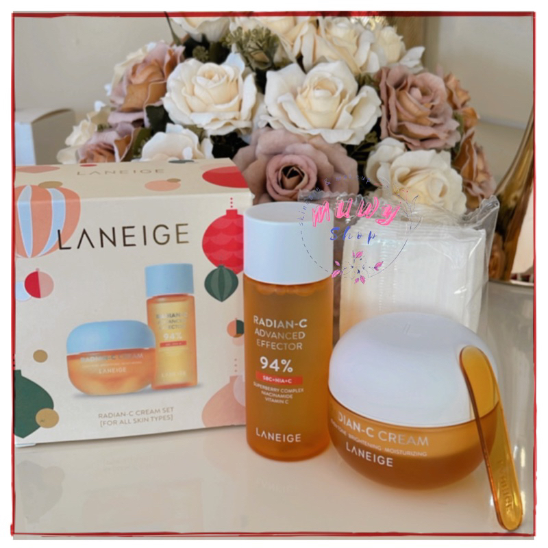 Laneige Holiday Radian-C Cream Set ( Radian C cream 30ml + Radian C Effector 50ml )