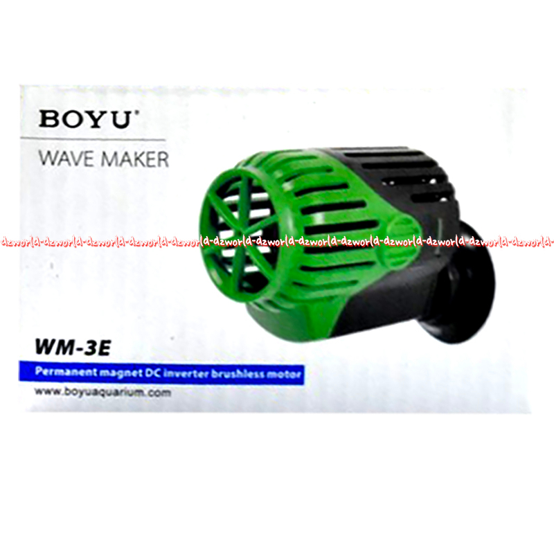 Boyu Wave Maker Wm-3E 3000H Mesin Pembuat Gelombang Aquarium Untuk Ikan Habitat Air Laut