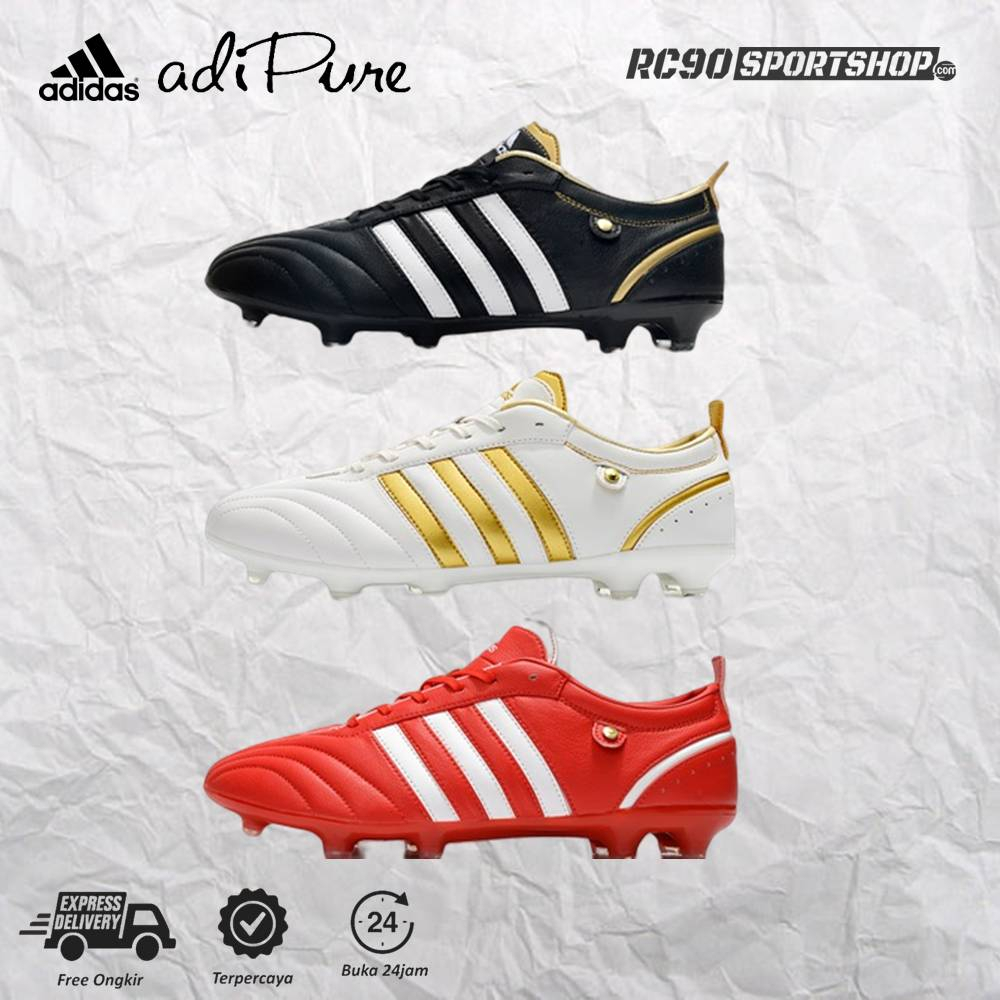 Sepatu Bola Adidas AdiPure Leather FG