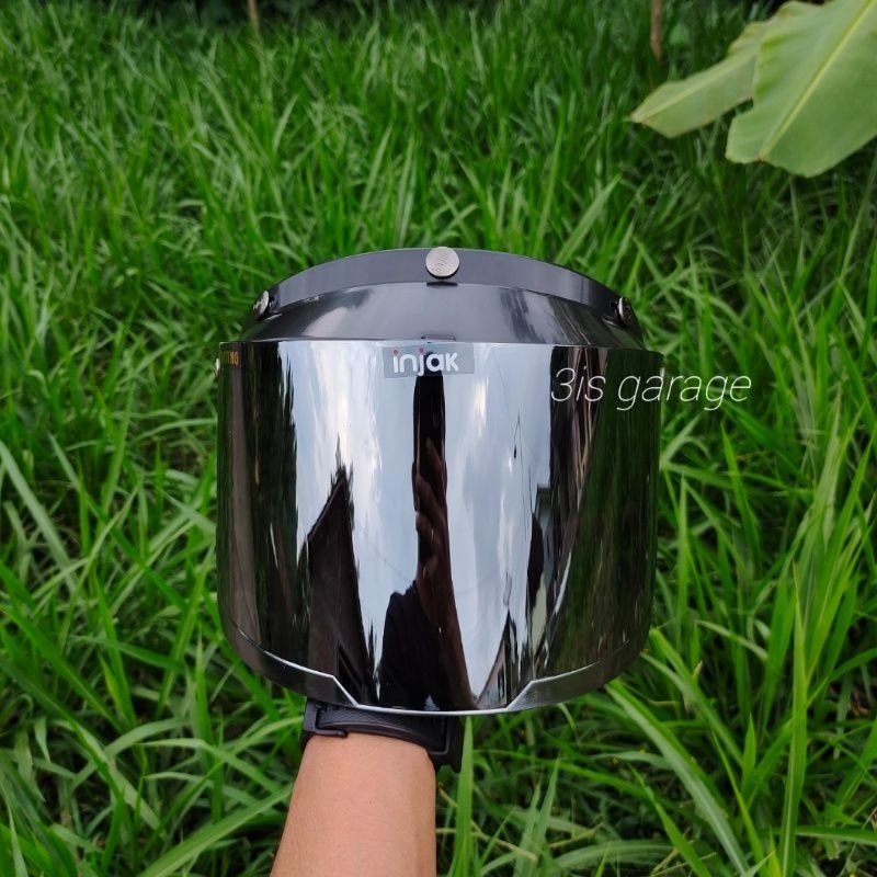 KACA HELM BOGO DEWASA CEMBUNG/FLAT/DATAR