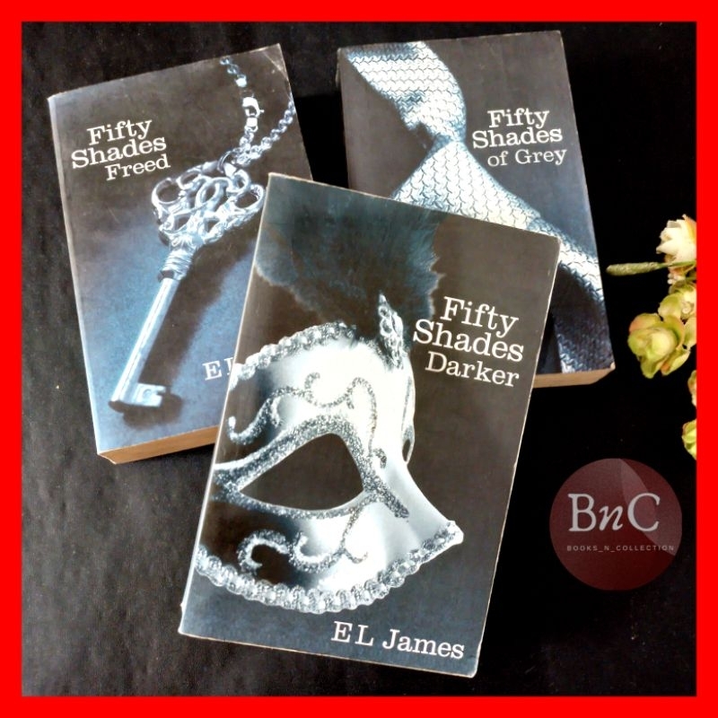 Novel EL JAMES fifty shades ❤️ prelove set 1-3 buku