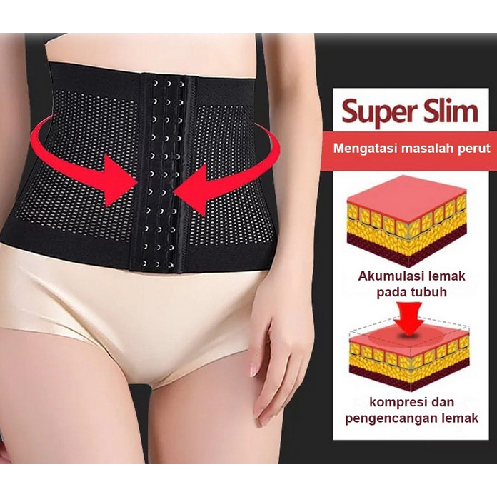 A410-A421 KORSET HIGH WAIST wanita slim slimming pakaian dalam perempuan model murah termurah big size xl xxl l m s 2xl 3xl xxxl mengecilkan perut tummy body tubuh badan shapewear shape wear