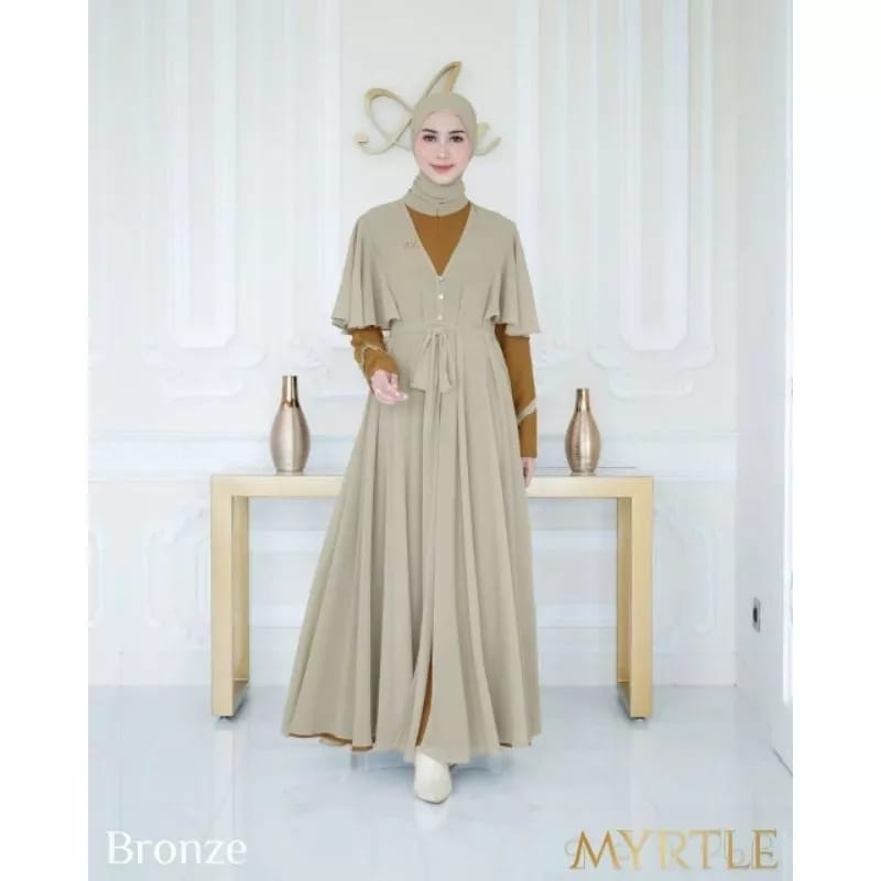 Nameera Dress Baju Gamis Outer Terbaru Baju Muslim Gamis Abaya Syakila mix Ceruty Babydoll Baju Wanita Kekinian