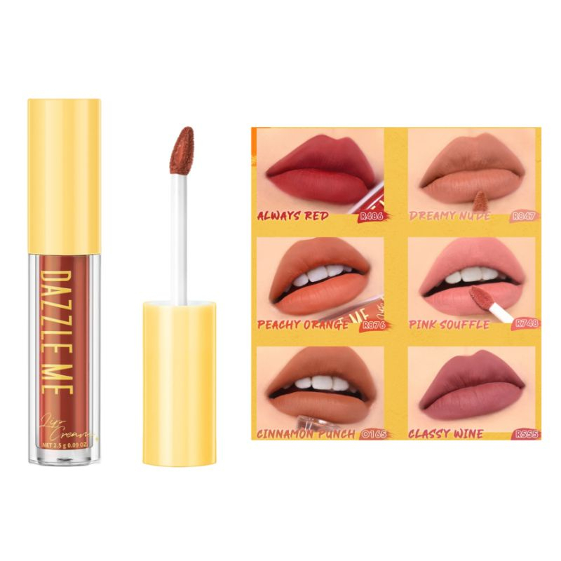 Dazzle Me Velvet Matte Lip Cream | Vitamin E | Waterproof