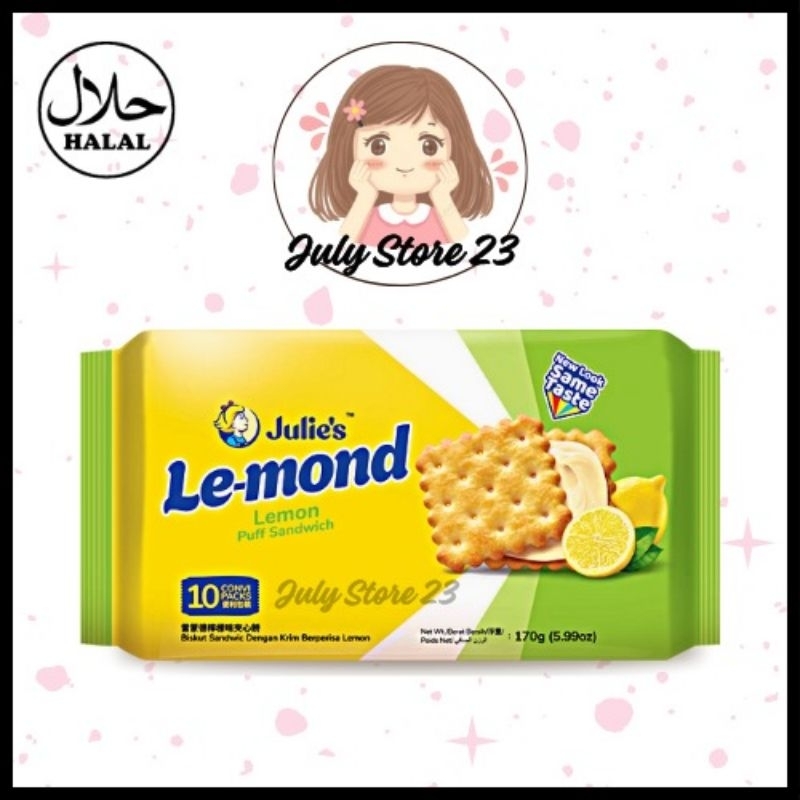 

Julie's Le-Mond Puff Lemon Biscuit 170 gr