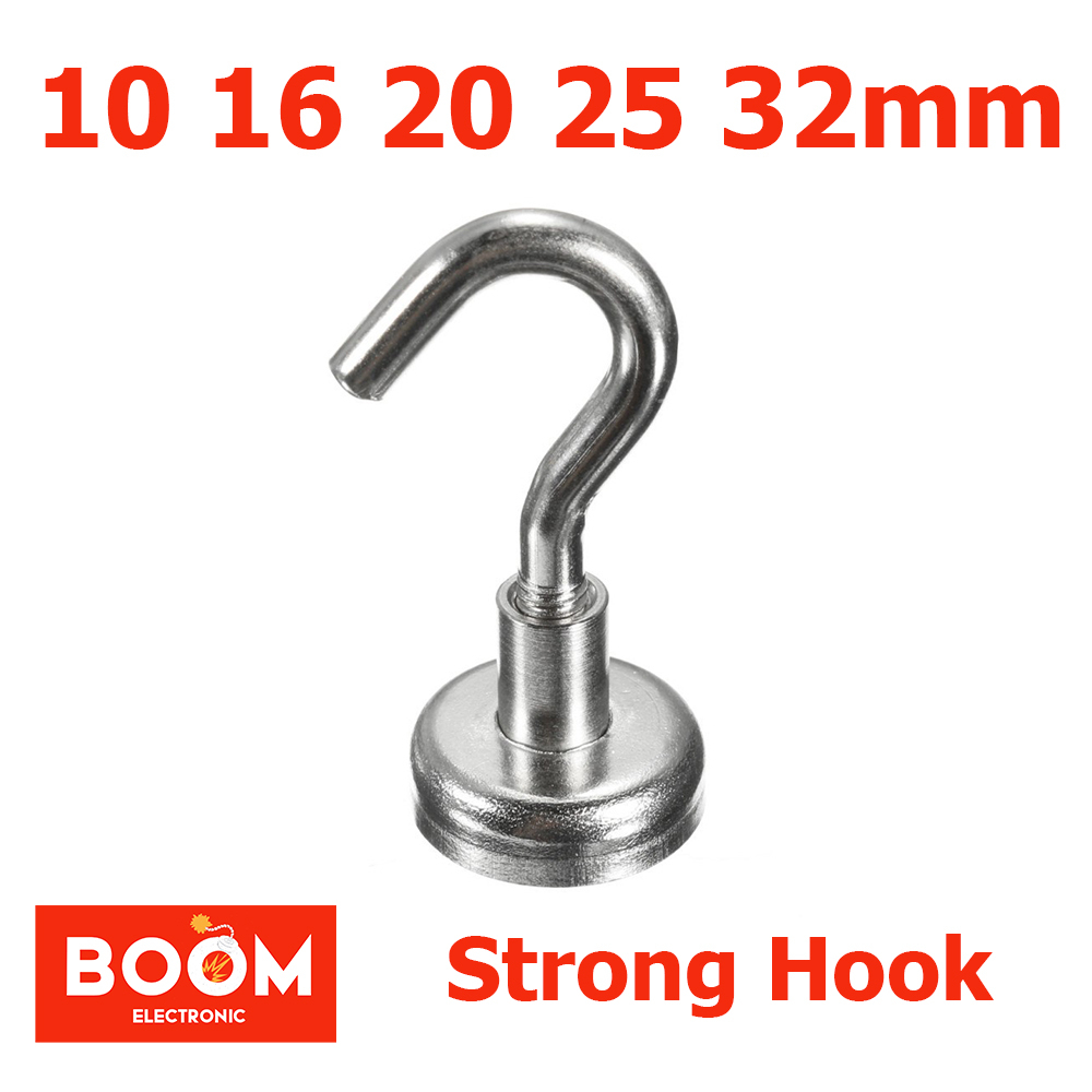 Magnet N52 neodymium Strong Hook 10 16 20 25 32mm