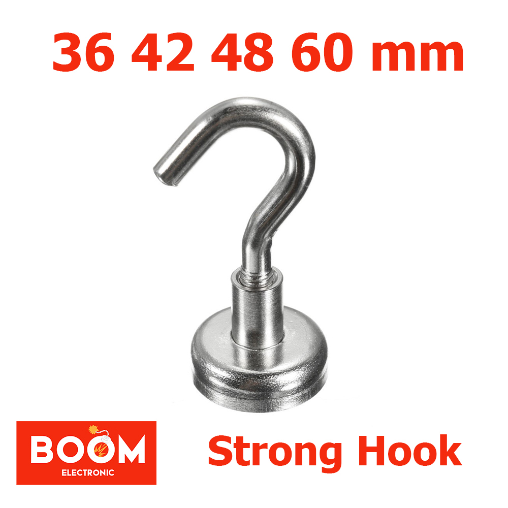 Magnet N52 neodymium Strong Hook 36 42 48 60 mm