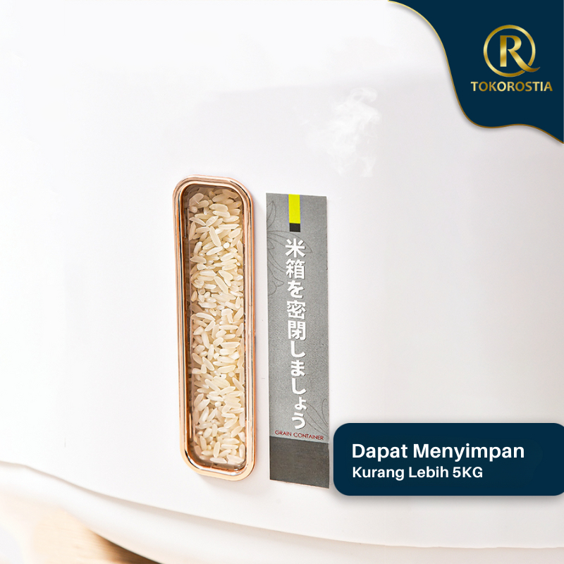 Dispenser Beras N66 Tempat Penyimpanan Beras Rice Dispenser 5KG