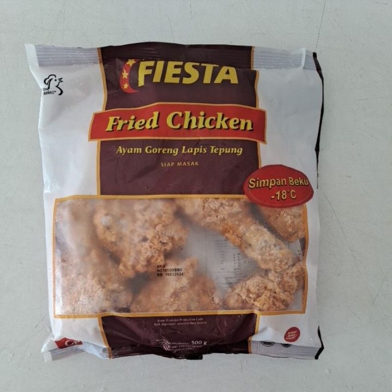 

Fiesta Fried Chicken 500gr Ayam Goreng Lapis Tepung
