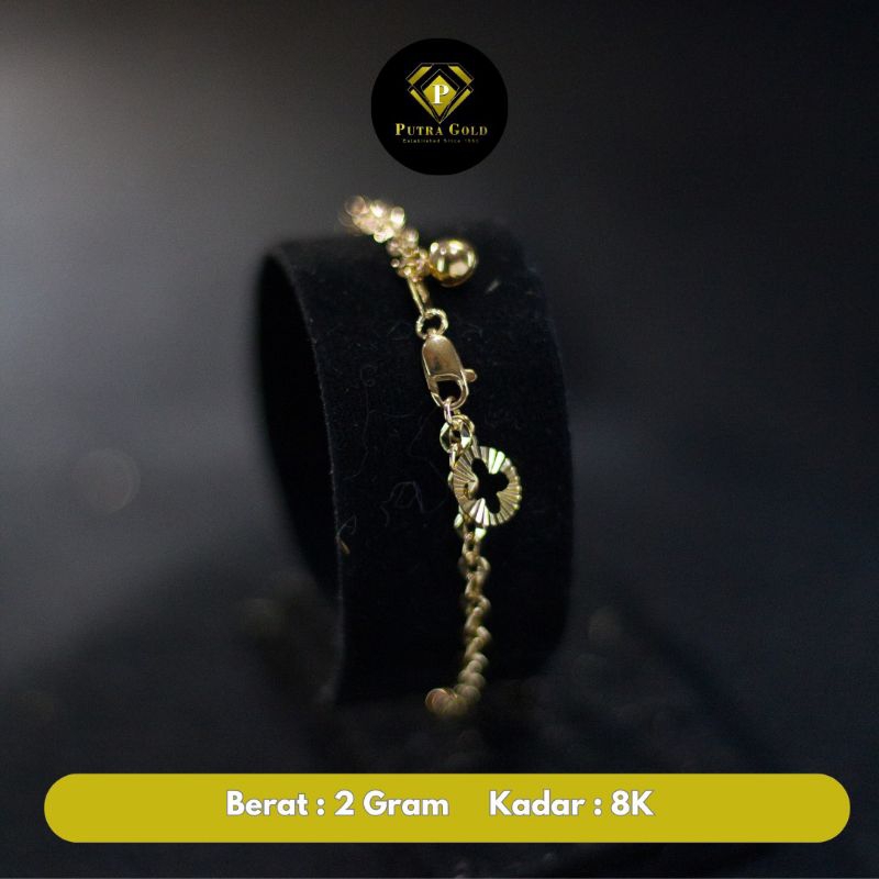 Gelang Emas Wanita 2 gram | Gelang Emas 8 Karat | Gelang Emas Murah