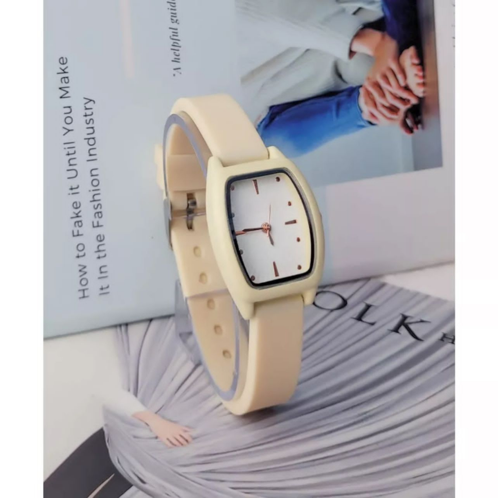 (KW) Jam Tangan Wanita Cewek Anak Perempuan rubber GC-075