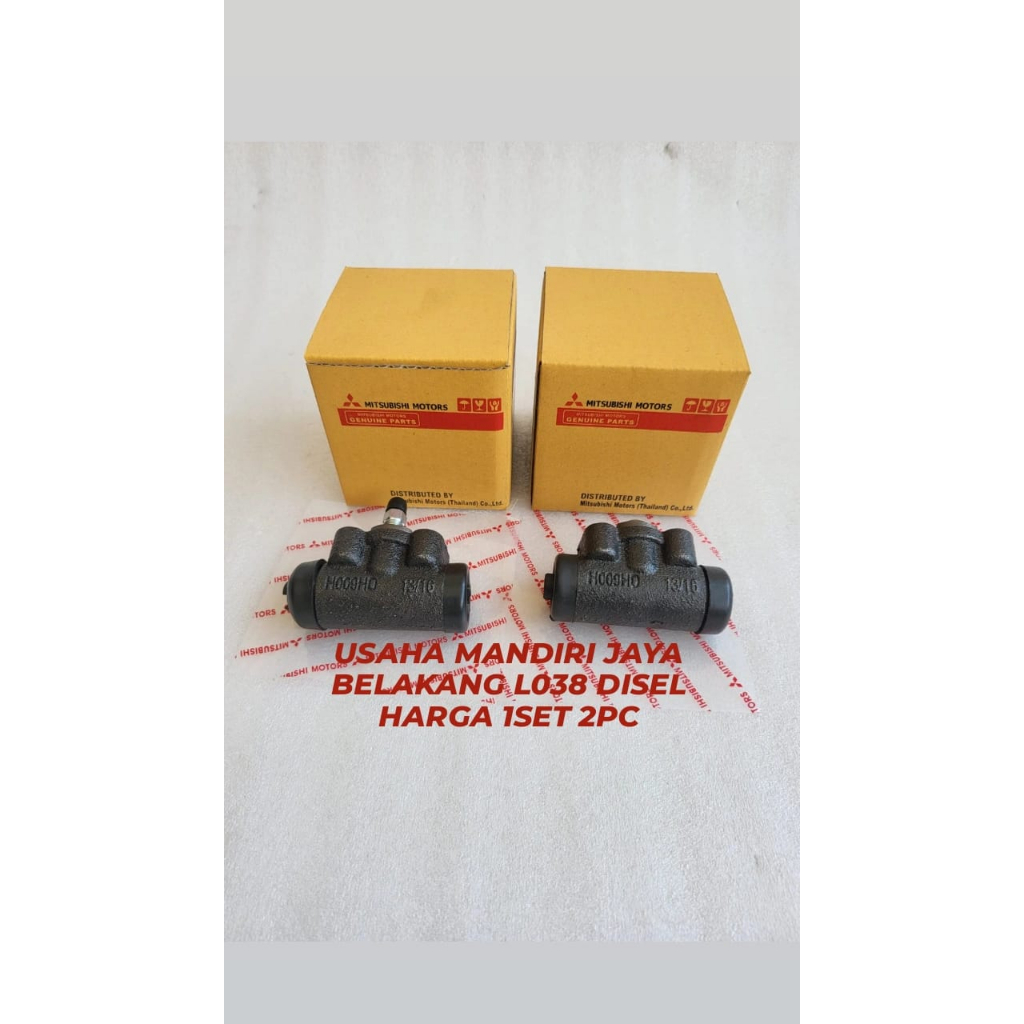 WHEEL CYLINDER MASTER REM BELAKANG L038 DISEL HARGA 1SET 2PC