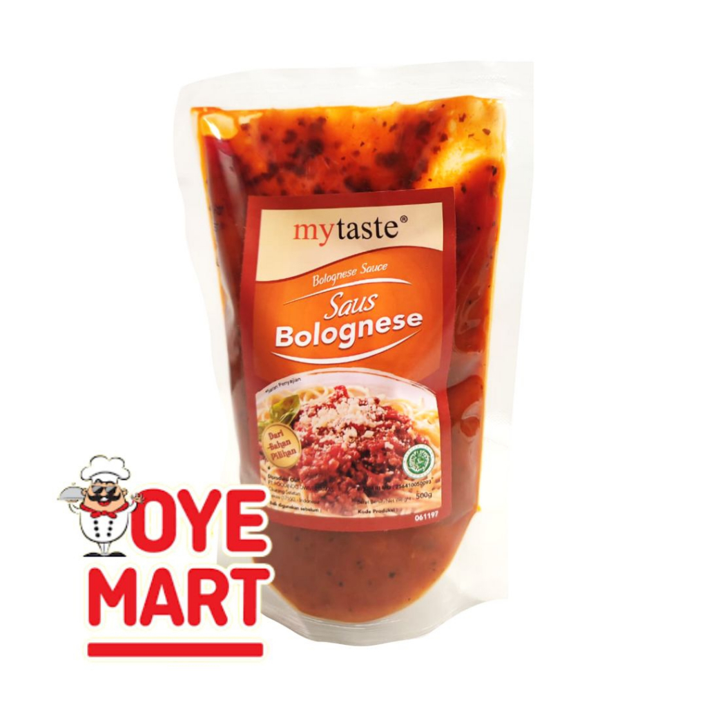 MYTASTE SAUS BOLOGNESE 500GR / SAUCE SPAGHETTI