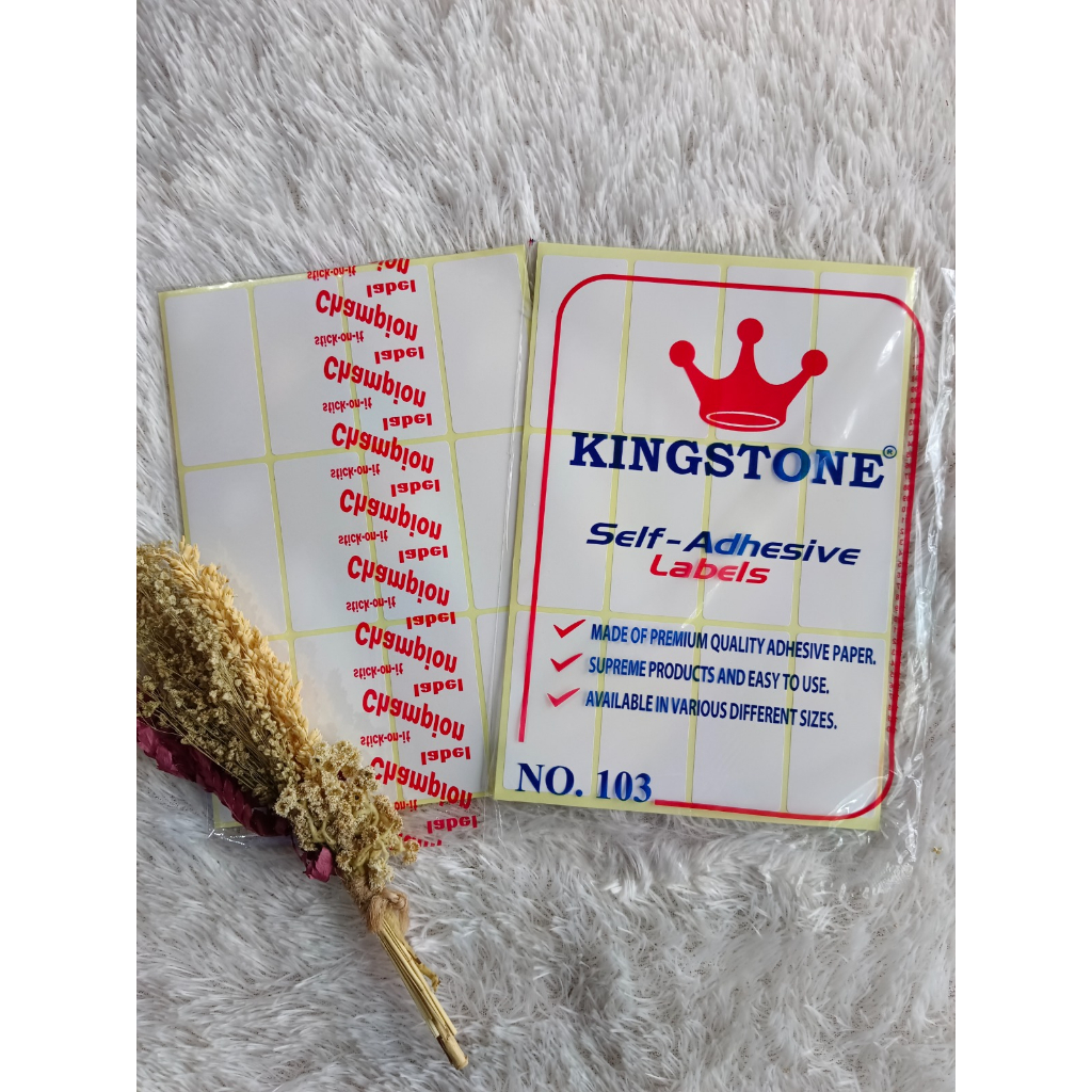 LABEL UNDANGAN NIKAH LABEL NAMA LABEL 103 MERK CHAMPION/KINGSTONE