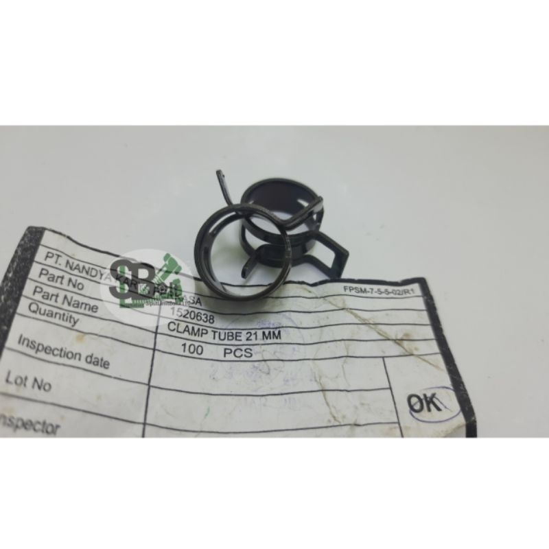 Clamp klem selang radiator water hose 21mm Vario 125 eSP K60R, Vario 150 eSP K59J, SH150i original