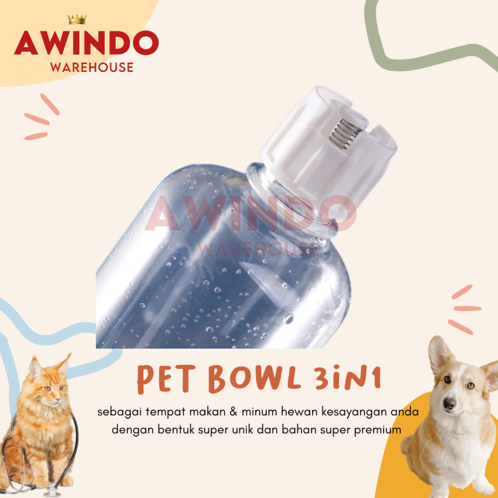 PLATE 23 - Premium Tempat Piring Pakan Minum Makan Kucing Anjing Kelinci Pet Feeder Plate