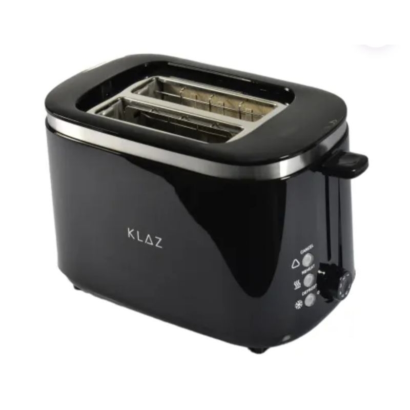 KLAZ Toaster 2 Slice/Alat Pemanggang Roti - Hitam