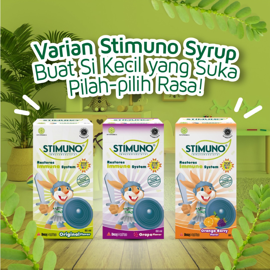 [BPOM] Stimuno Syrup 100 ml / Stimuno Sirup 100ml / Vitamin Anak / MY MOM