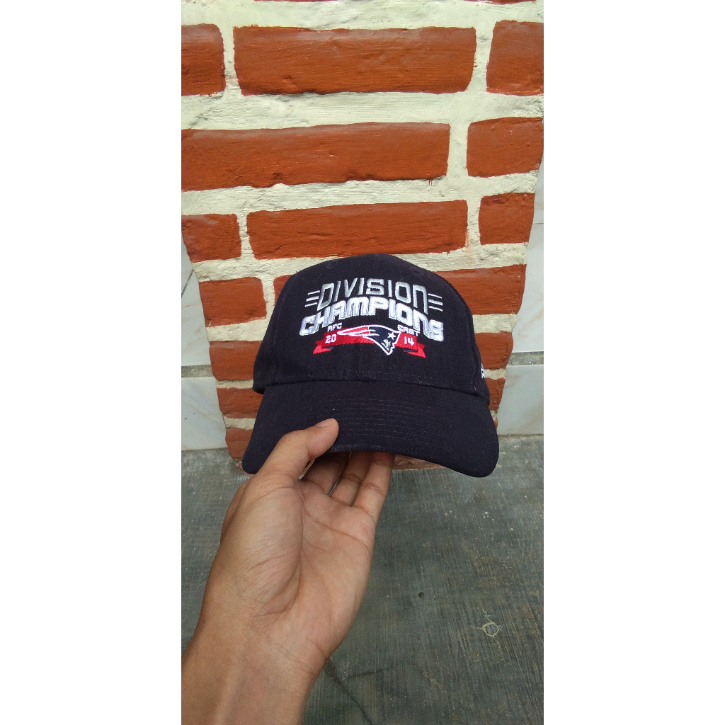 Topi New Era NHL Patriots Edisi Division Champions 2014 Original